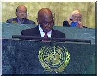 WADE aux Nations Unies: retour à la légalité républicaine et soutien aux positions de l'Union Africaine