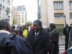 Mr le ministre venu, ici, soutenir des manifestants à Paris