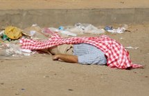 Photo supposée être celle d'un Américain tué par balles à Nouakchott, le 23 juin 2009 (AFP)