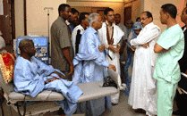 Le président de la république visite les Centres Hospitalier National et d'Oncologie et des maladies cardiovasculaires