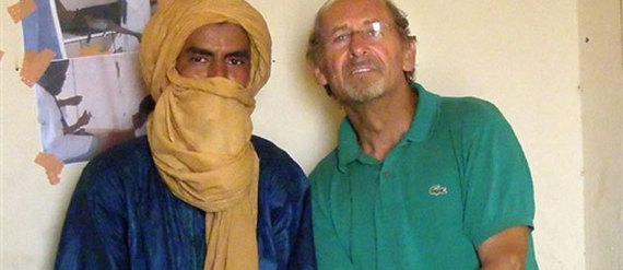 Pierre Camatte, ici peu avant son enlèvement, serait entre les mains d'Al-Qaeda