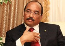 Le président mauritanien Mohamed Ould Abdel Aziz, le 6 juin 2011 à Nouakchott