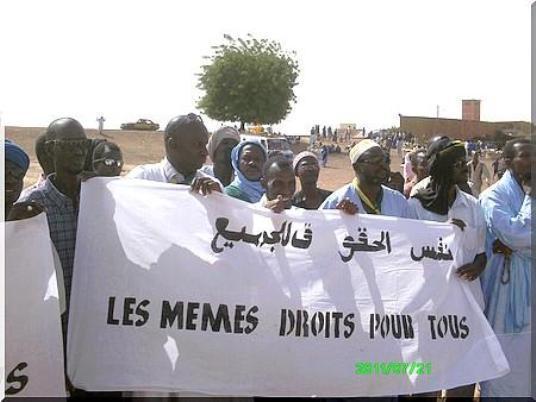 Boghé : Sit-in du Mouvement « touche pas à ma nationalité » devant le CAC