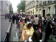  Manifestation à la place Trocadéro : Des mauritaniens dénoncent le recensement de la population en cours dans leur pays (Wal Fadjri) 