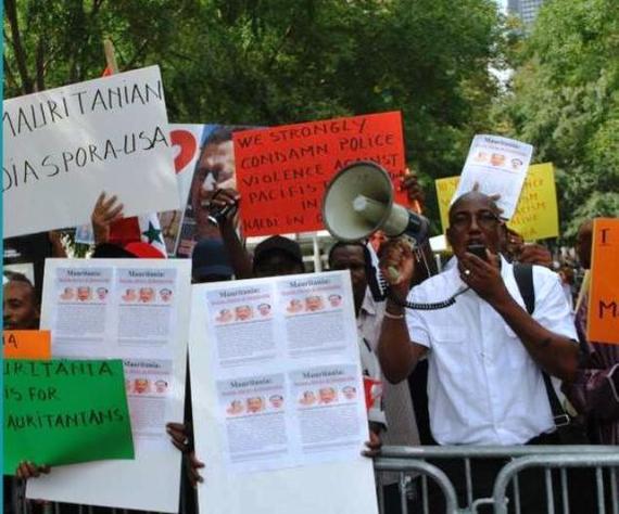 Nations-Unies 26 septembre 2011 - manifestation de la diaspora mauritanienne: la réaction de Abda WONE (photos)