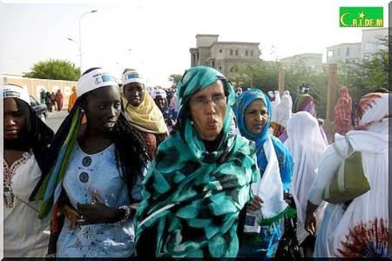 A Nouakchott le 8 mars 2012 a eu lieu une marche contre les violences faites aux femmes 