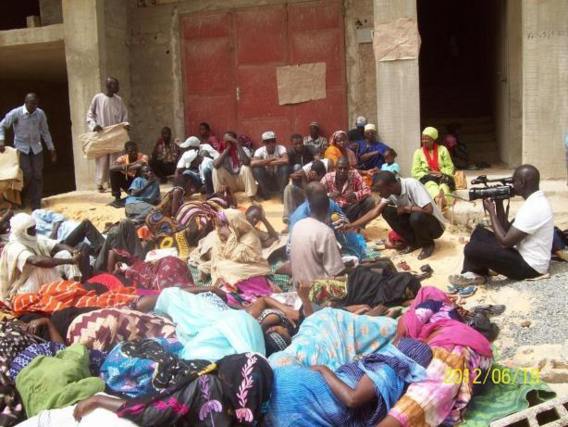 19ième journée de la grève de la faim des réfugiés mauritaniens de Dakar à la Vallée.