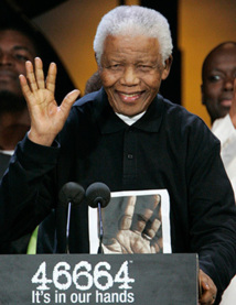 Nelson Mandela a 94 ans aujourd'hui.   