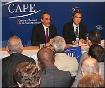 PARIS : CONFERENCE DU COLONEL ELY OULD MOHAMED VALL AU CAPE