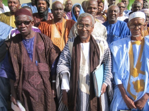 M. Ibrahima Moctar SARR, M. Souleymane KANE, Président du Conseil National et M. Adama ANNE