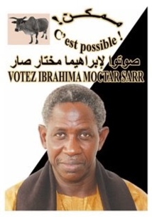 Présidentielle : discours d'Ibrahima Moctar SARR