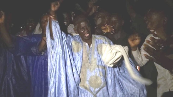 En images :  Monsieur Ibrahima Moctar Sarr, candidat à l'élection présidentielle du 21 juin 2014, à Boghé.