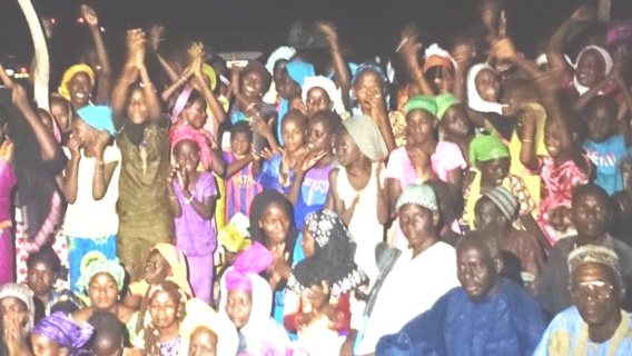 En images :  Monsieur Ibrahima Moctar Sarr, candidat à l'élection présidentielle du 21 juin 2014, à Boghé.