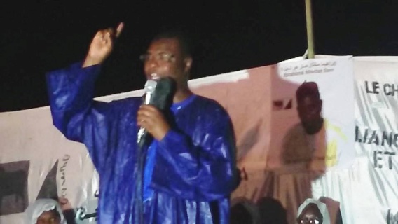 En images : Kaédi  reçoit chaleureusement  le candidat Ibrahima Moctar Sarr, ce 14 juin 2014 