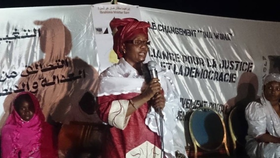 En images : Kaédi  reçoit chaleureusement  le candidat Ibrahima Moctar Sarr, ce 14 juin 2014 