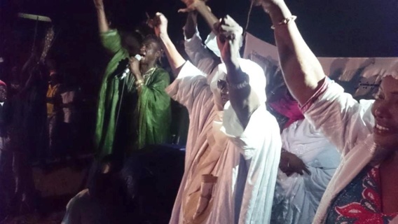 En images : Kaédi  reçoit chaleureusement  le candidat Ibrahima Moctar Sarr, ce 14 juin 2014 