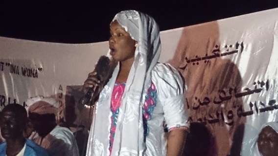 En images : Kaédi  reçoit chaleureusement  le candidat Ibrahima Moctar Sarr, ce 14 juin 2014 