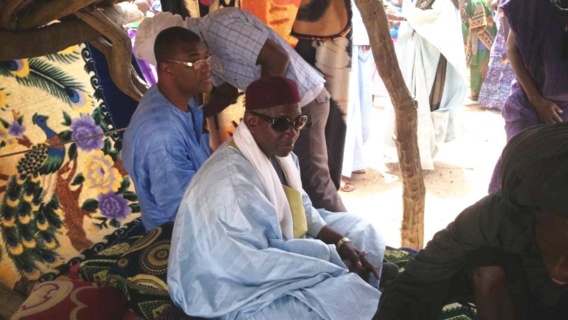 En images: le candidat Ibrahima Moctar Sarr dans la région du Guidimakha, 16 juin 2014