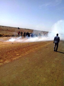 La gendarmerie stop l’avancée de la caravane  contre la spoliation des terres de la vallée !