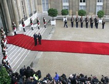 Le Président Ould Cheikh Abdallahi reçu à l’Elysée