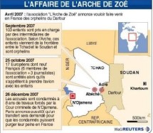 Les six condamnés de l'Arche de Zoé en route pour la France