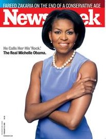 Michelle Obama en couverture de 'Newsweek'