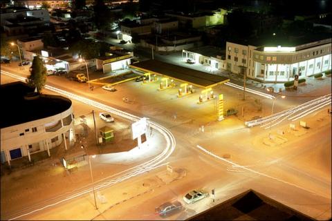 Une vue de la ville de Nouakchott, capitale de la Mauritanie