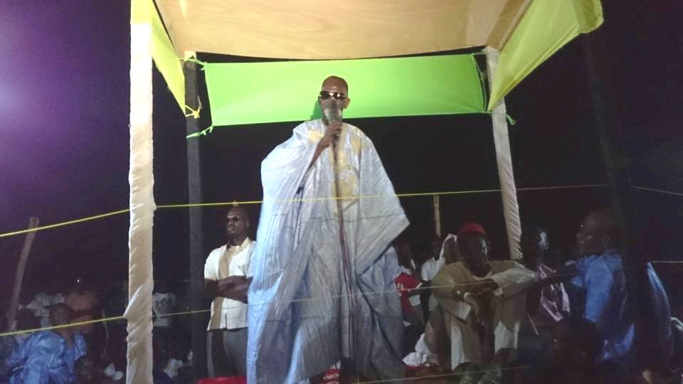 En images :  Monsieur Ibrahima Moctar Sarr, candidat à l'élection présidentielle du 21 juin 2014, à Boghé.