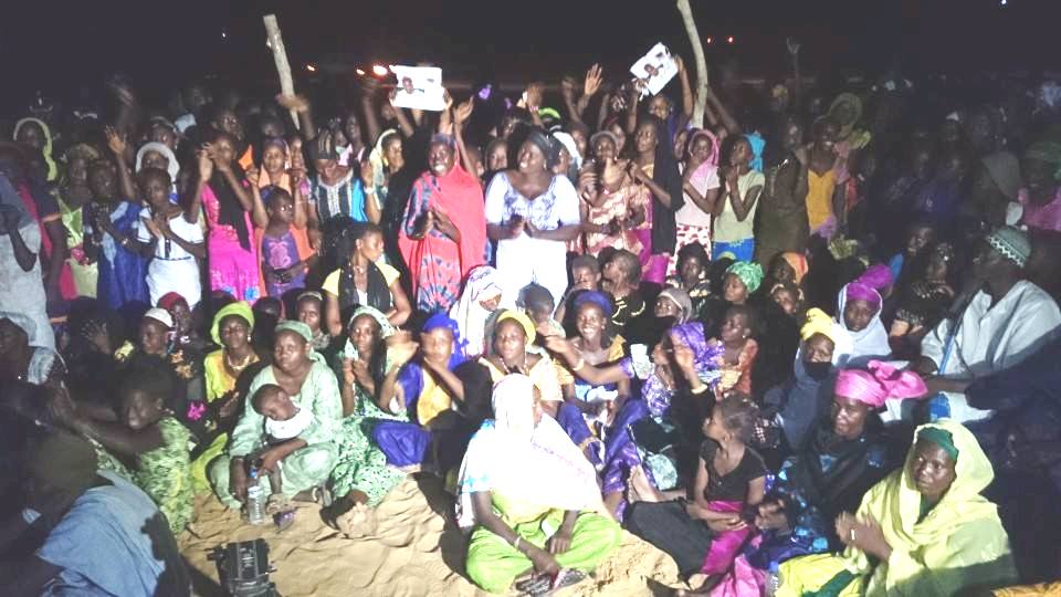 En images :  Monsieur Ibrahima Moctar Sarr, candidat à l'élection présidentielle du 21 juin 2014, à Boghé.