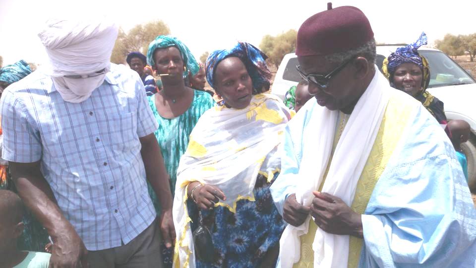 En images: le candidat Ibrahima Moctar Sarr dans la région du Guidimakha, 16 juin 2014