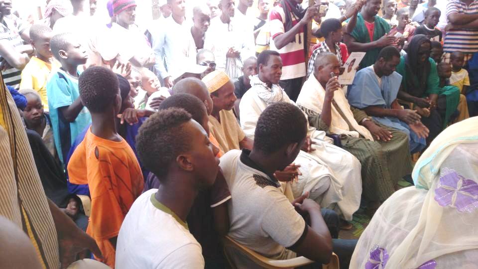 En images: le candidat Ibrahima Moctar Sarr dans la région du Guidimakha, 16 juin 2014