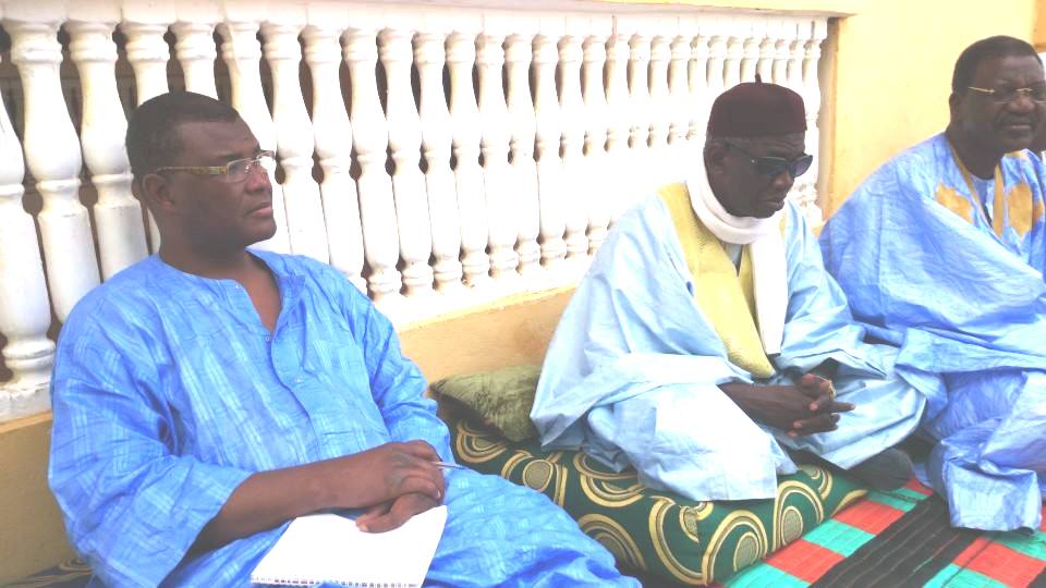 En images: le candidat Ibrahima Moctar Sarr dans la région du Guidimakha, 16 juin 2014