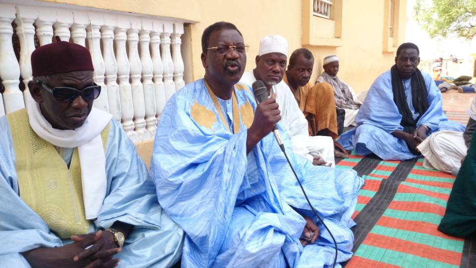 En images: le candidat Ibrahima Moctar Sarr dans la région du Guidimakha, 16 juin 2014