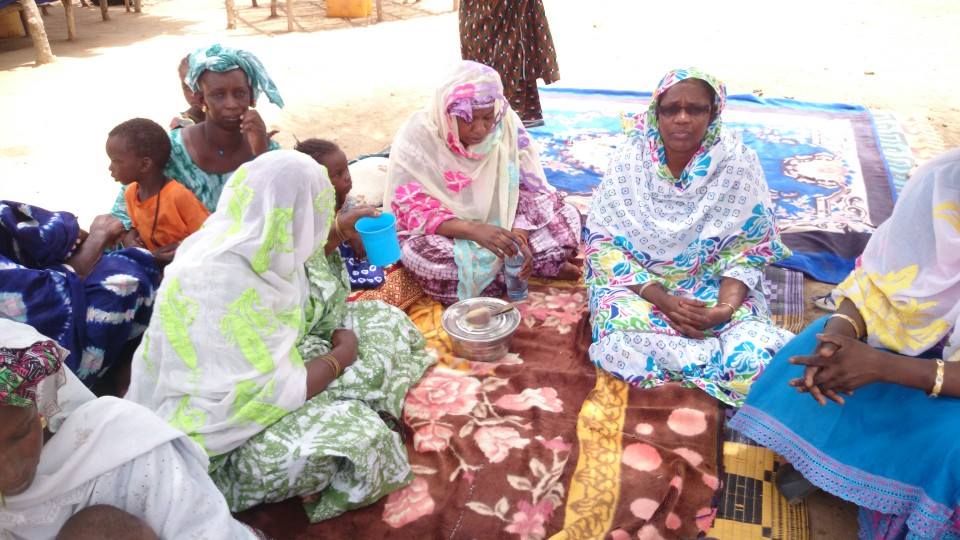 En images: le candidat Ibrahima Moctar Sarr dans la région du Guidimakha, 16 juin 2014