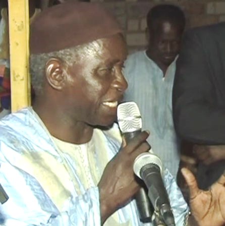 Mardi matin, 17 juin 2014, le candidat Ibrahima Moctar Sarr  à Sélibabi