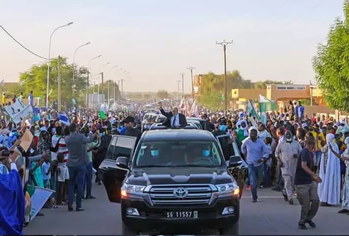 Mauritanie - Ghazouani dans la vallée