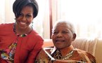 Afrique du Sud: Michelle Obama rend hommage à Mandela