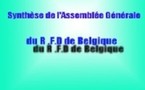 SYNTHESE DE L’ASSEMBLEE GENERALE DE R.F.D – BELGIQUE