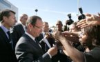 François Hollande le 12 octobre à Dakar avant le sommet de la francophonie